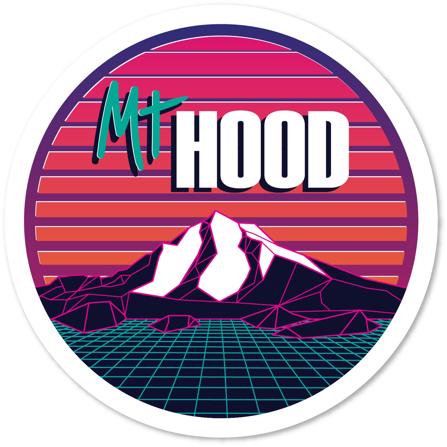 RETRO HOOD STICKER